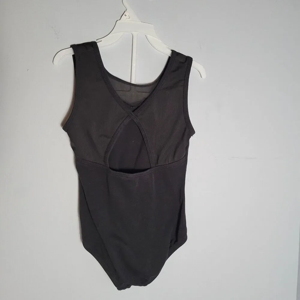 Cat & Jack Girls Sleeveless Black & Long Sleeve Purple Leotard Dance Ballet Sz 6